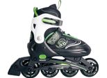Inliner Per Bambini Muwmi, Regolabile, Misura 37-40, Abec 5, Dimensione Ruota 72 X 22 Mm, Gs, Verde