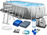 Intex 26798 Prism Frame Piscina Fuori Terra Ovale Piscina Fuori Terra 610X305X122Cm
