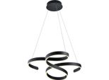Lampada A Sospensione Led Francis Antracite Di Trio 371310142