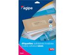 Etichette Agipa Resistenti Alle Intemperie 99,1 X 67,7 Mm Trasparenti