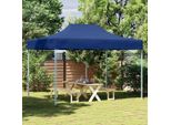 Vidaxl Tenda Professionale Pieghevole Per Feste 3X4 M Acciaio Blu