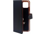 Celly Wally Custodia Per Cellulare 14,7 Cm (5.8") Custodia A Libro Nero, Marrone"