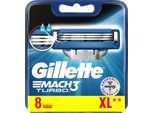 Testine Di Ricambio Gillette Mach3 Turbo, 8 Pezzi