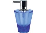 Dispenser Spirella Per Sapone Liquido "Max Light"", Capacità 8,5 X 8,5 X 14,5 Cm - 250Ml - Blu"
