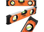 Neo Tools Livella In Alluminio - Livella Fissata, Accuratezza M, Precisione Rettificata 23 Cm