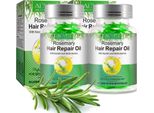 Olio Di Rosmarino Olio Essenziale Con Cheratina E Vitamine Per La Crescita Dei Capelli Cura Dei Capelli In Capsule Biologico Vegan, 2X 40 Capsule