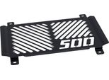 Copriradiatore Zieger Compatibile Con Il Logo Kawasaki Z 500 Nero