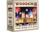 Puzzle In Legno Wooden City Night London 505 Pezzi