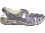 Rieker Sandalo Ballerina Donna In Pelle Sportiva 46377, Misura:38 Eu, Colore:Blu