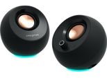 Creative Pebble Pro 2.0 USB-C Speaker Per Computer Con Bluetooth 5.3 E Illuminazione Rgb Personalizzabile, Audio Usb E Jack Per Cuffie/Microfono (Nero)