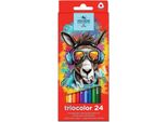 KOH-I-NOOR Pastelli Triocolor Triangolari 24 Pezzi SomáR