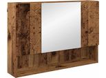 Syfax™ Mobiletto Per Specchio Con Porta Legno Vecchio 80 X 17 X 55 Cm