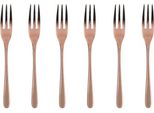 Sambonet Taste Pvd 6 Forchette Dolce Rame Antico