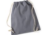 Westford Mill W110 | Borsa Da Palestra In Cotone | 37 X 46 Cm - Colore: Grigio Chiaro - Dimensioni: 37 X 46 Cm