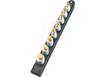 Smartrail 1/2" SteckschlüSseleinsatz-Satz Innensechskant, 8-Teilig Schwarz, 6Mm - 17Mm, Kurz"
