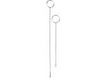 2 Pezzi Cucito Loop Turner Lungo Strumento Casa Fai Da Te Accessori Per Maglieria