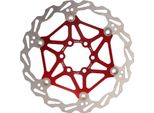 Ztto 160 Mm 6 Bulloni Mountain Bike Flottante Disco Freno Accessori Bicicletta (Rosso)