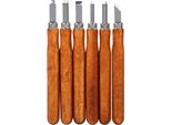 Set Di Strumenti Per L'intaglio Del Legno, Coltello, Mini Scalpello, Acciaio Con Manico Per Il Fai Da Te, 6 Pezzi/Set