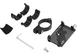 Lega Di Alluminio, Manubrio Da Bici Regolabile, Clip Per Telefono, Supporto Per Smartphone Da Bici, Supporto, Nero