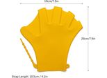 1 Paio Di Guanti Da Nuoto Con Dita Palmate, Fitness, Allenamento Di Resistenza All'acqua, Guanto Da Immersione In Silicone, Guanti Da Nuoto