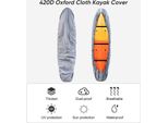 Copertura Per Kayak Impermeabile E Resistente Ai Raggi Uv, Canoa Resistente E Antipolvere Per Il Rimessaggio All'aperto
