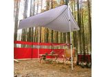 Telo Da Campeggio Impermeabile, Stuoia Da Picnic Addensata, Stuoia Da Spiaggia Resistente, Tenda Esagonale, Telo Multifunzionale Per Tetti Apribili Con Impronta A Terra