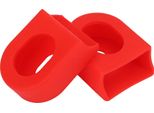 1 Paio Di Coperture Per Pedivelle In 2 Pezzi, Coperture Protettive Morbide, Stivali, Accessori Per Biciclette (Rosso)