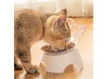 Ciotole Per Gatti, Inclinate Di 15°, Ciotole Per Cibo E Acqua Rialzate, Ciotole Per Cani Di Piccola Taglia