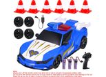 Auto Della Polizia Telecomandata, Giocattolo A Quattro Ruote Motrici Con Luci, 3 Batterie Ricaricabili, Regalo Di Compleanno, Ideale Per Bambini, Ragazzi E Ragazze