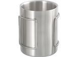 Tazza Da Campeggio, 200 Ml/300 Ml/400 Ml, In Acciaio Inox, Per Acqua, Tè, Caffè Con Manici Pieghevoli Per Escursioni All'aperto, Zaino In Spalla