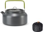 Bollitore Leggero In Lega Di Alluminio Per Uso Esterno, Manico Antiscottatura, Caffettiera Da Campeggio, Teiera Portatile, Teiera Da Picnic