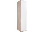 Armadio New York A Armadio Di Design Selezionabilerovere Segato/Bianco
