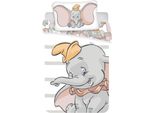 Set Di Biancheria Da Letto Disney Dumbo 2 Pezzi 100% Cotone Dimensioni: 100X135 E 40X60 Cm