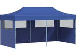 Tenda Pop-Up Pieghevole Per Feste Blu 3×6 M