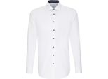Seidensticker Business Patch Camicia Da Uomo A Maniche Lunghe A Forma Di Kent Bianco 37