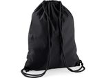 Westford Mill W110 | Borsa Da Palestra In Cotone | 37 X 46 Cm - Colore: Nero/Nero - Dimensioni: 37 X 46 Cm