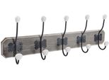Appendino Decorativo Con 5 Ganci Scuri
