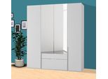 Armadio Wimex Armadio Per La Camera Da Letto New York Bianco 180 Cm Specchio