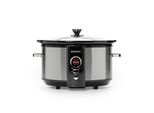 Brabantia Brabantia BBEK1083 Slowcooker - 6,5 Litri - 320 Watt - Funzione Keep Warm - Teglia Interna In Ceramica - Acciaio Inox