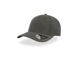 Atlantis Beac | Cappello A 6 Pannelli - Chiusura In Pvc - Colore: Grigio Scuro Melange - Taglia: Unica