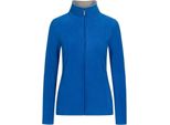 Promodoro 7965 | Giacca Donna In Doppio Pile, Zip Nascosta - Colore: Royal/Grigio Acciaio - Taglia: Xxl