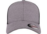 Flexfit By Yupoong Cappello Trucker In Maglia Screziata RW7555 (Taglia Unica) (Grigio Screziato/Nero)
