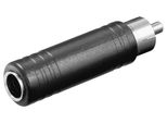 Adattatore Audio Spina RCA>6,35 Mm Accoppiamento Mono