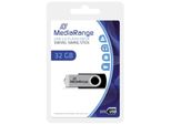 Mediarange Usb-Stick 32GB Usb 2.0 Swivel Swing