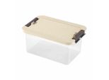 System Box 8 L, 33 X 22 X 16 Cm Coperchio In Rattan, Colori Assortiti