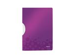 Leitz Klemmhefter Wow Colorclip, Din A4, Pp, Viola