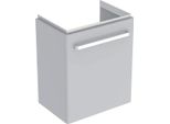 Geberit Armoire Sous Lavabo Renova Nr. 1 Comprimo Nouveau 500X604X337Mm Gris Clair Mat/Gris Clair Brillant, 862056000, 862056000