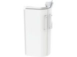 Geberit Lave-Mains D'angle Renova N° 1 Comprimo Nouveau 300X605X300Mm Blanc Mat/Blanc Brillant, 862132000, 862132000