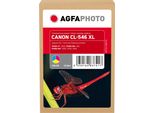 Agfaphoto 13,5 Ml - Colore (Ciano, Magenta, Giallo) - Compatibile - Cartuccia D'inchiostro (Alternativa A: Canon 8288B001, Canon CL-546XL)