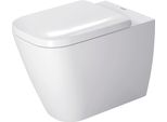 Duravit Happy D.2 Wc Sur Pied Dos Au Mur 57Cm Wc à éVacuation Verticale, Sortie Horizontale, 21590900001, 21590900001
